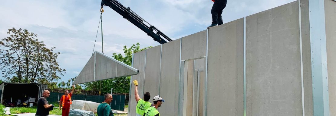 What is the thermal insulation of the outer walls of prefabricated houses Kisov
